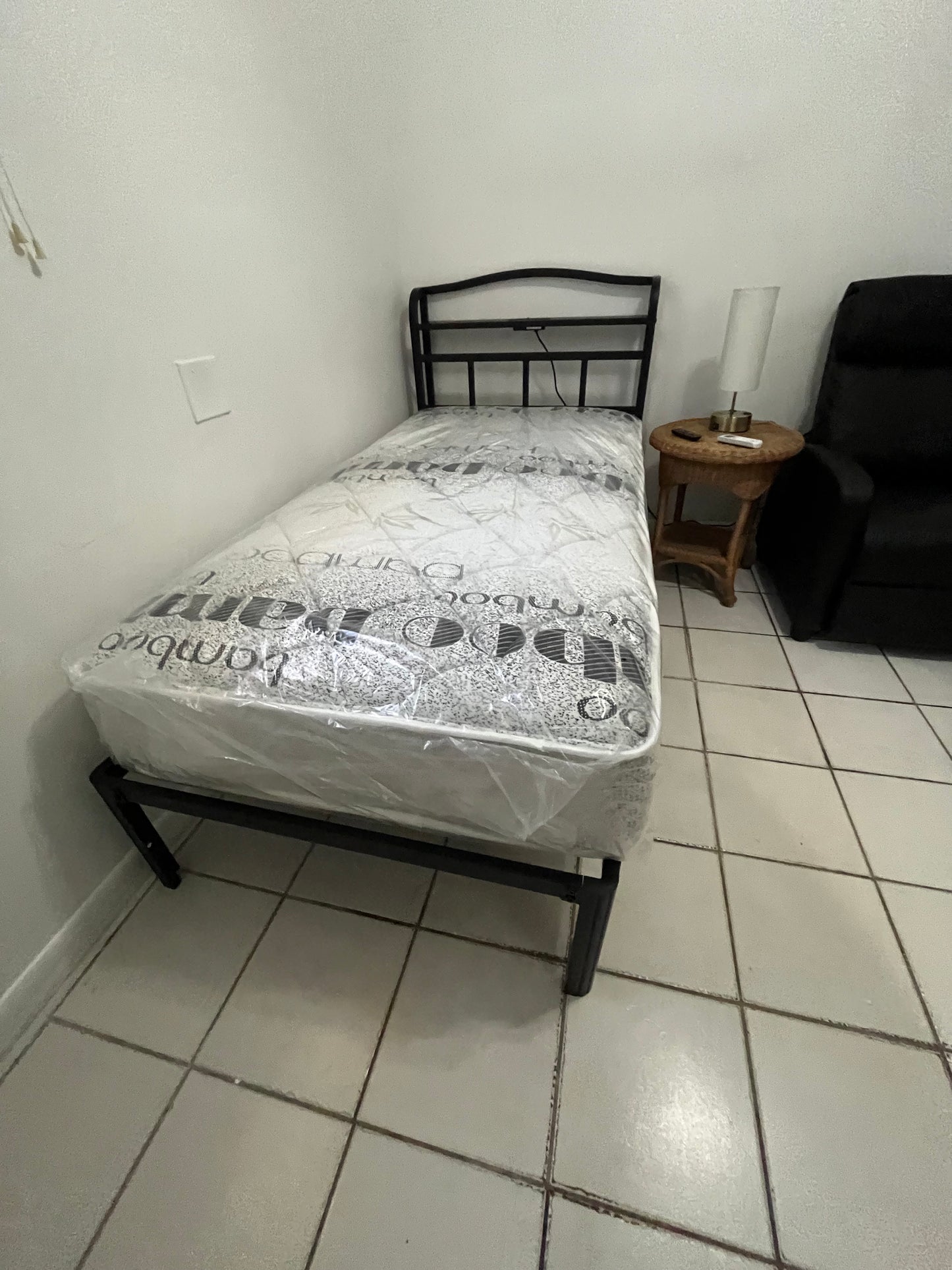 Twin Size Regular Mattress and Box Spring