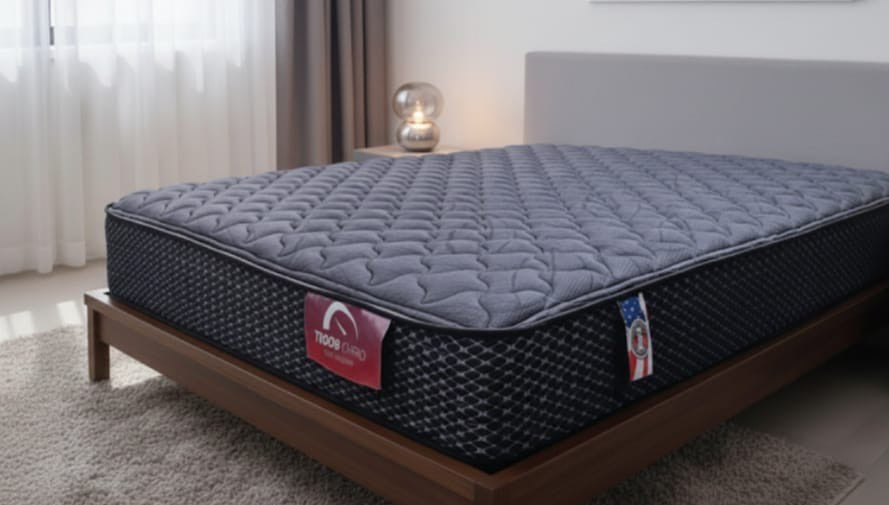 Orthoboost Queen 2-Sided HD foam Pocket Coil Mattress 12Inch