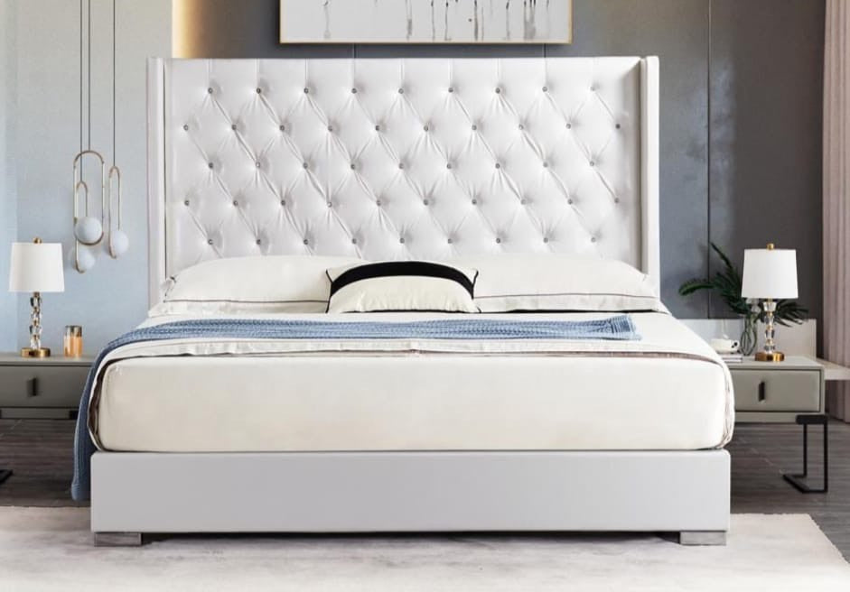 Queen Size Bed Frame Velvet