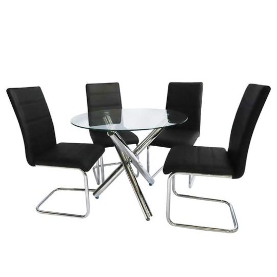 Grace Dining Set Black