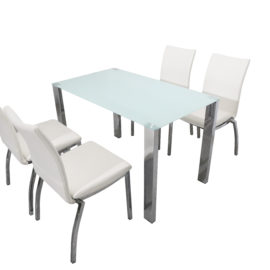 David Dining Set White