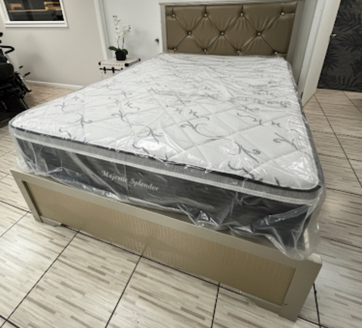Queen Pillowtop Mattress and Box Spring