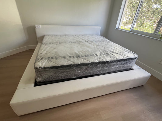 King Size Plush mattress and Box Spring