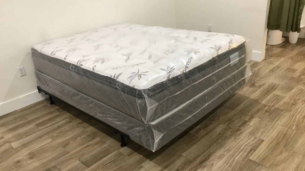 Queen Size Pillowtop Mattress and Box Spring