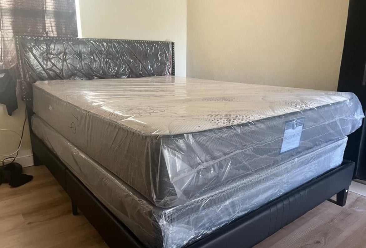 Queen Size Orthopedic Mattress and Box spring