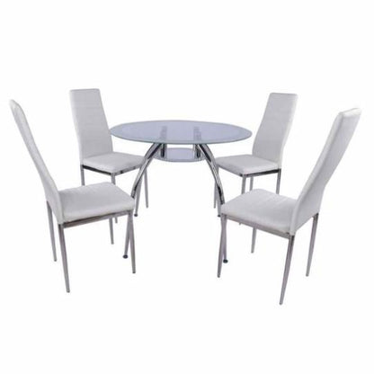 Bella Dining Set White