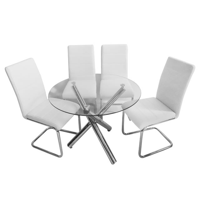 Grace Dining Set White