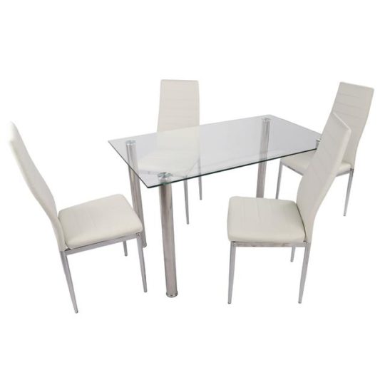 Sophy Dining Set White